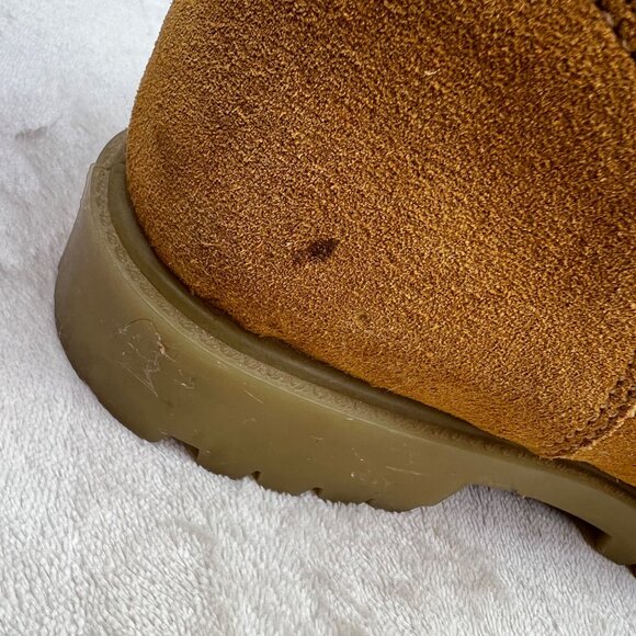 Brahma Suede Hiking Boots size 10 Men Wheat Tan Lace Up Barely Worn - Picture 7 of 8